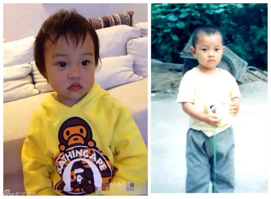 组图:贾乃亮童年萌照曝光 与甜馨搞怪大pk_高清图集_新浪网