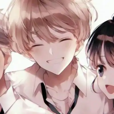 三个人一起用的情头两男一女,高清动漫版的三人专用情头图片_情侣头像