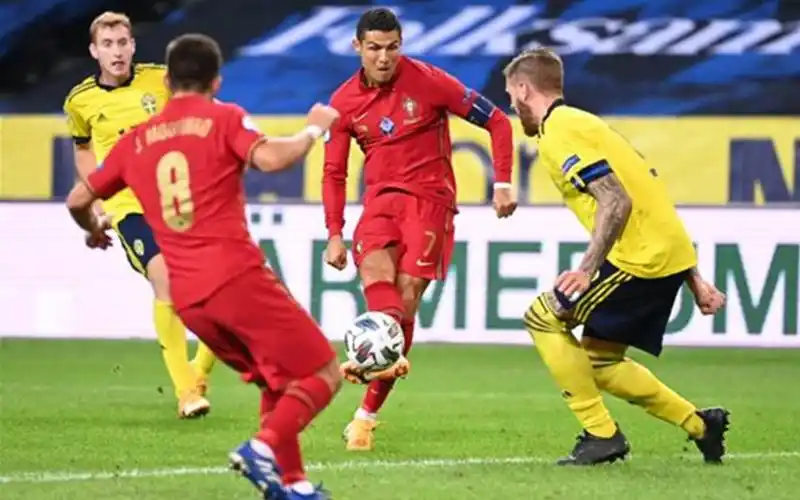 2020-2021赛季欧国联a级第2轮 瑞典vs葡萄牙 全场集锦