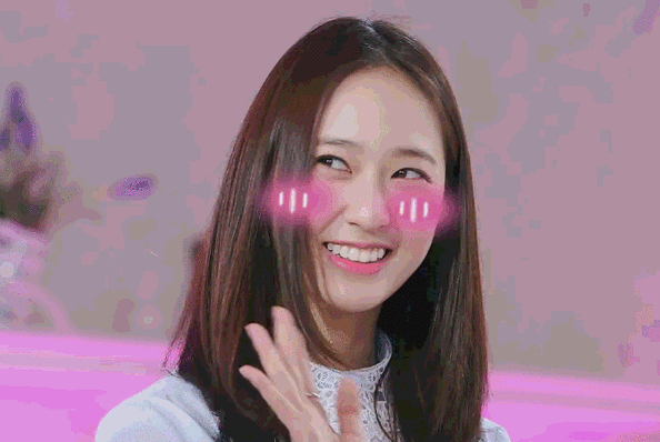 美女害羞甜美开心gif动图_动态图_表情包下载_soogif