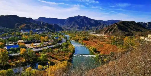 小诗:门头沟永定河秋景
