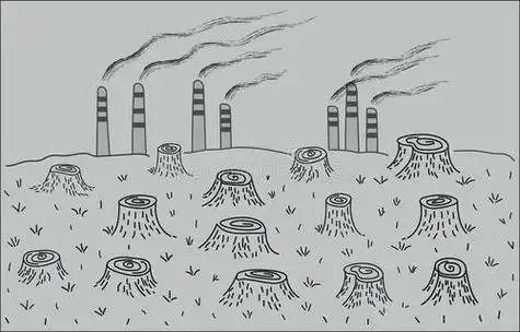 地球污染严重的简笔画 简笔画图片大全-蒲城教育文学网