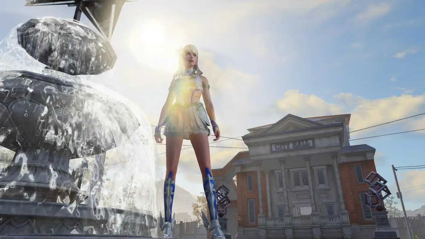 明日之后新时装的伴随动作比原画更中二搭配深渊可以卖艺