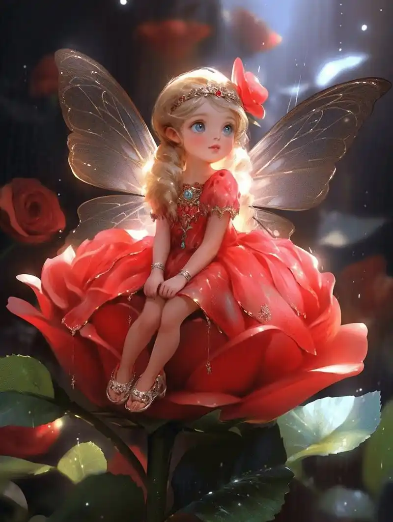 可爱花仙子美图#动漫头像和壁纸