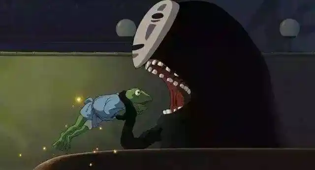 一起来投喂硬币有声可动的无脸男狼吞虎咽存钱罐登场6106ω61