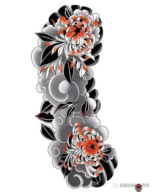 半甲花臂手稿分享