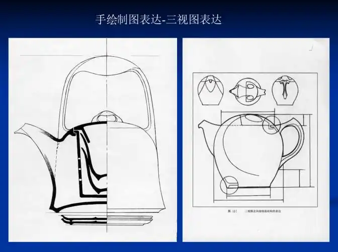 手绘制图表达李正安全面地介绍日用陶瓷的设计路径以及设计表达,通过