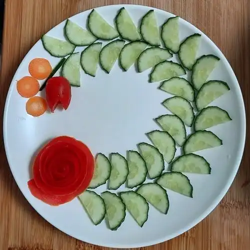 永远爱你做的番茄/西红柿玫瑰花 摆盘装饰