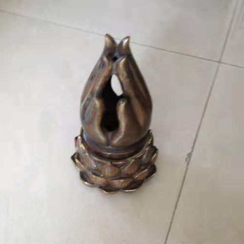 纯铜佛手摆件 莲花佛手 双手合十熏香炉家居装饰品工艺品摆件