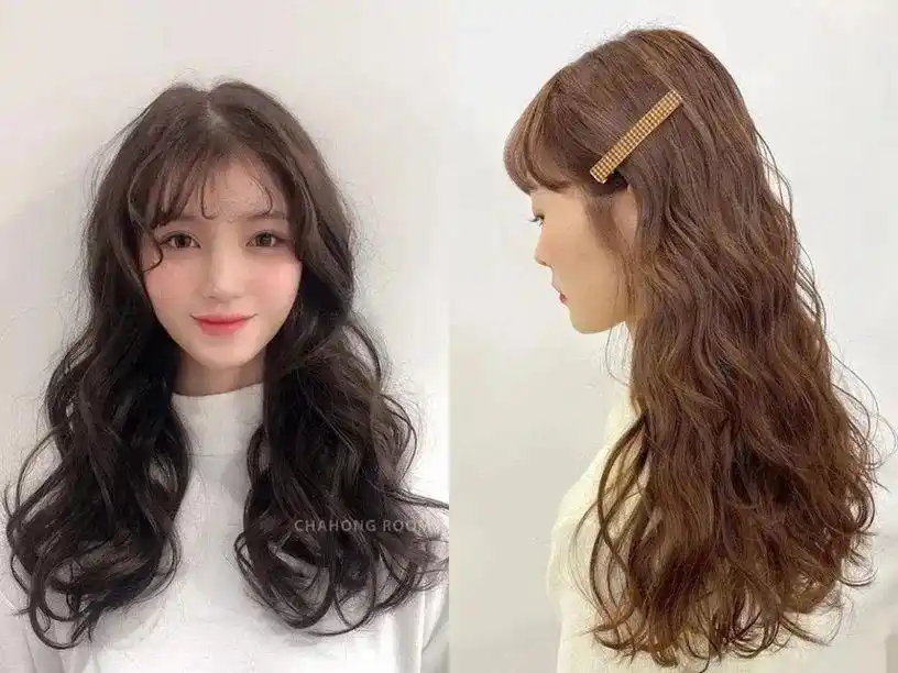 减龄显嫩首选芭比烫发型范本推荐显瘦遮肉修饰脸型