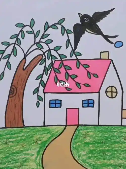 春天的简笔画 春天的简笔画 儿童画