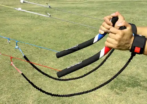 潍坊风筝北京鲁缘风筝店 香港均隆 四线伞专业竖把牵引风筝手把