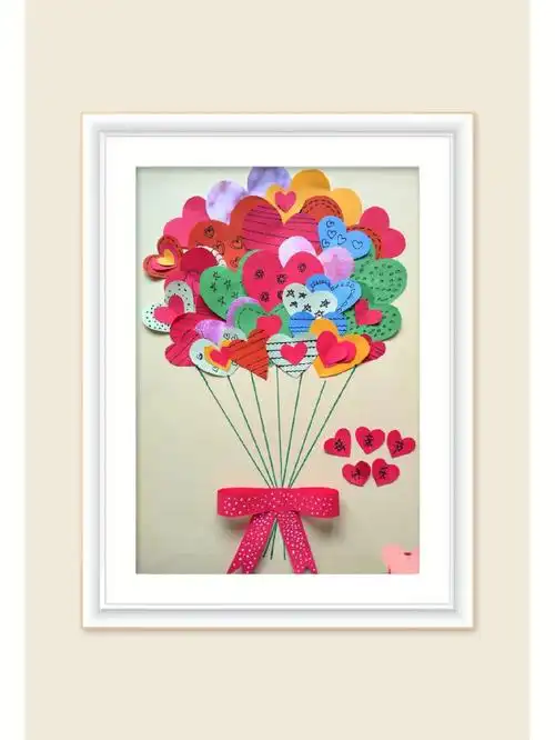 简单易做的幼儿园手工儿童彩纸卡纸手工