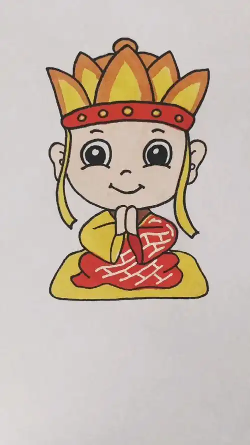 西游记唐僧简笔画