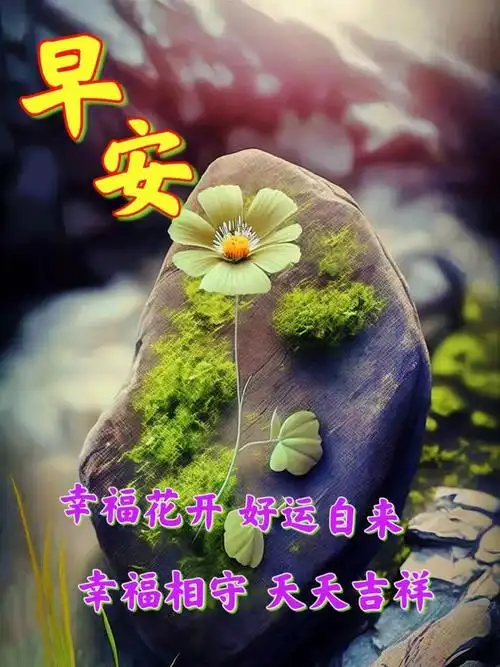 早安暖心祝福图片温馨早上好问候语图片大全