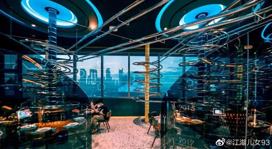 spacelab失重餐厅;图片来源见水印尽管科技餐厅市场仍未形成头部效应