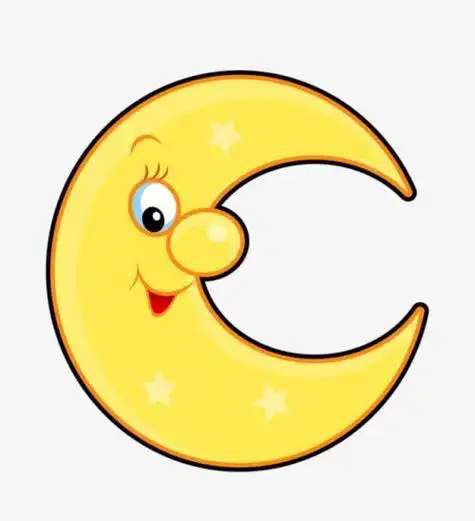 小月亮简笔画百变英文字母用c画月亮简笔画圆月亮简笔画可爱手抄报