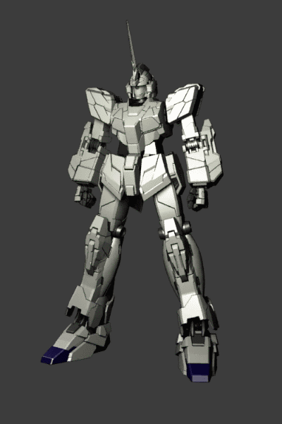 跪求独角兽高达爆甲动态图(用来做头像的)