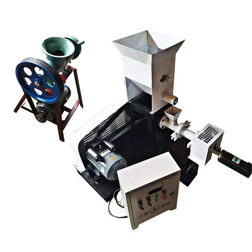 泥鳅牛蛙饲料造粒机水产养殖虾蟹饲料膨化机黄鳝鱼饲料膨化颗粒机