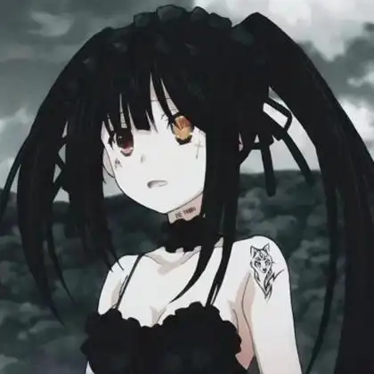 酷拽女生头像动漫纹身