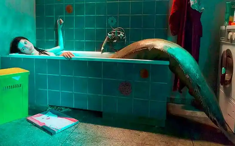 黑帮抓到二条美人鱼一条善良一条阴险能歌善舞无所不能