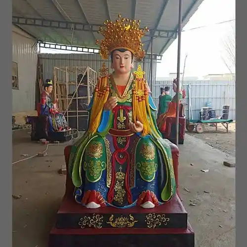 金灵圣母佛像图片 金光圣母神像 金山圣母娘娘神像 家用寺庙佛像摆件