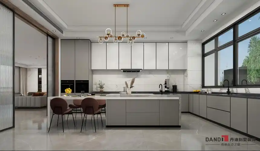 dandihome700㎡意式轻奢别墅流淌的艺术创造力