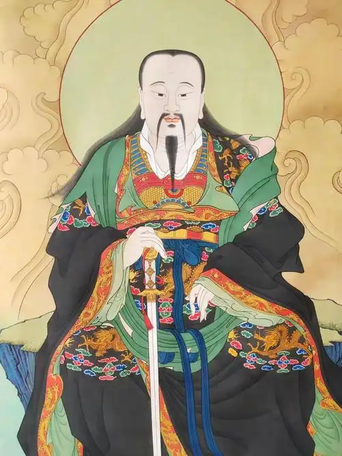 真武大帝玄天上帝四尺三尺重彩手绘