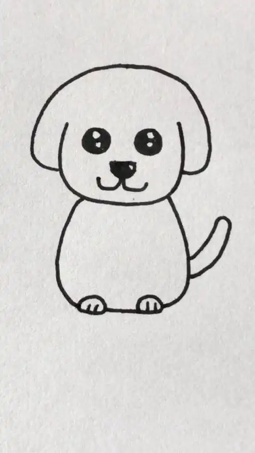 简单画小狗,你学会了吗