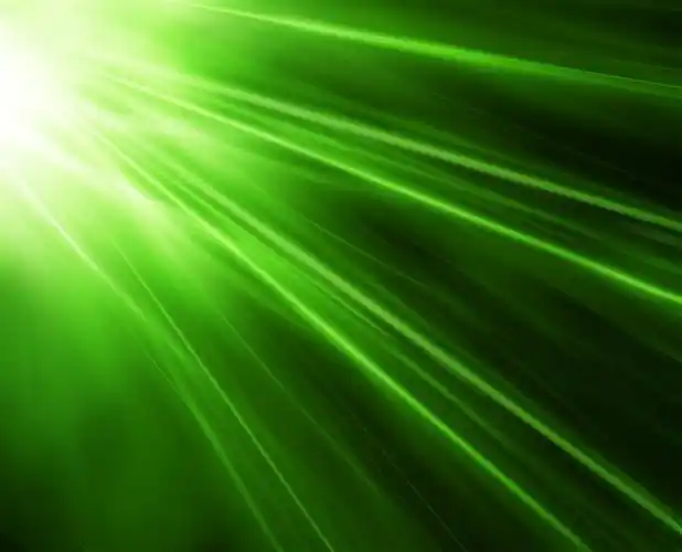 绿色发散性射线背景高清图片