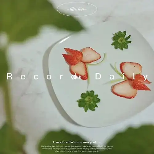 草莓摆盘两只蝴蝶03