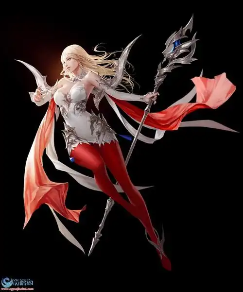 cg游戏女角色英姿动作3200p - 原画插画设定图 - cg资源海 - cgziyuan