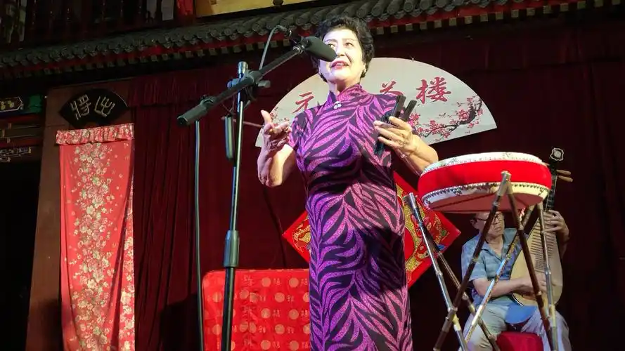 白派京韵大鼓名家马慕荣老师演唱孟姜女,元升茶楼