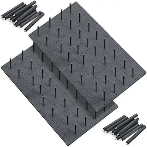 钉板抽屉收纳木架抽屉钉木钉板木制厨房抽屉板收纳器炊具餐具木架