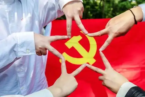 乐山大佛景区机关第五党支部开展我与党旗合影主题党日活动