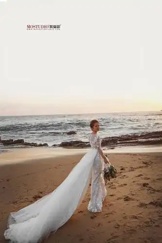 发一组美国洛杉矶海边婚纱照