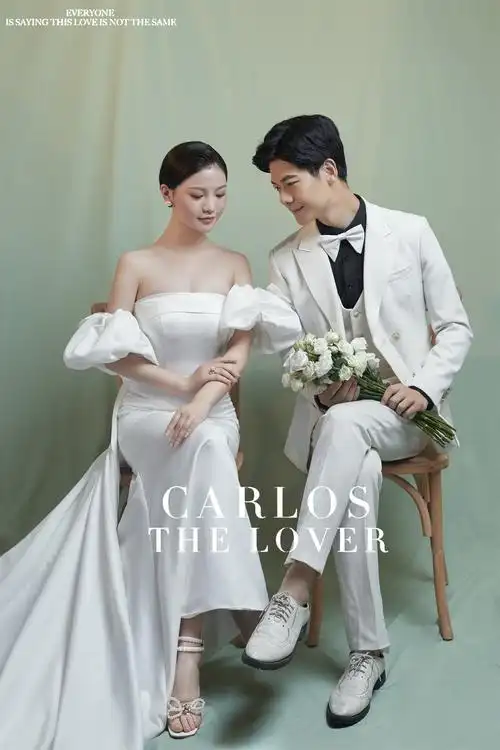 摄影师阿淼的婚纱摄影作品《室内韩式唯美白纱》