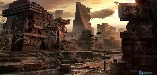 科幻枪战游戏火源计划高清场景原画24p