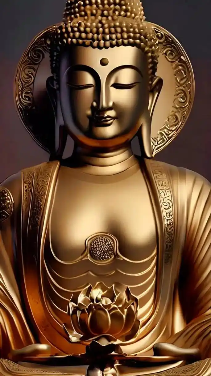 高清佛像手机壁纸.南无阿弥陀佛!我佛慈悲!生活只需要拥有一份 - 抖音