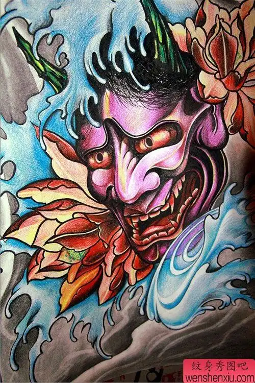 般若手稿_纹身般若手稿图案_般若手稿线稿素材_第5页 - 纹身秀