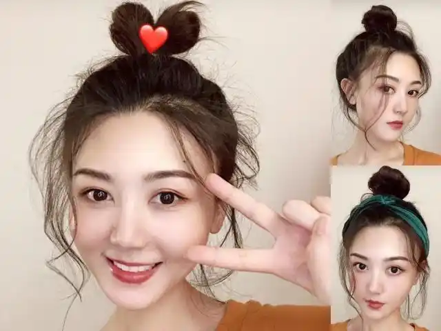 新年一定要这样扎头发才好看,尤其是第二款,超时髦可爱!