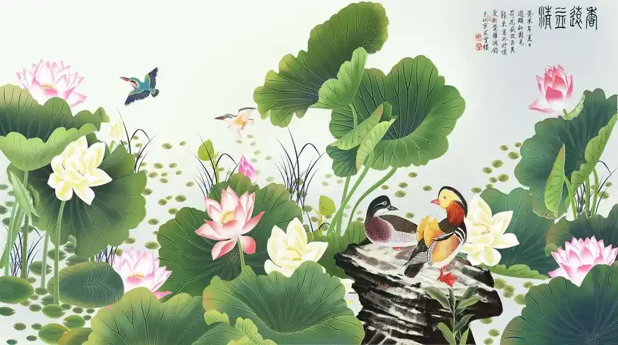 五,【背景墙】(9)国画山水背景墙系列[1]