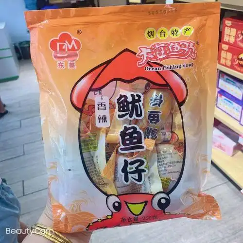 东美鱿鱼仔250g原味香辣味网红款山东特色家庭办公室即食小零食原味2