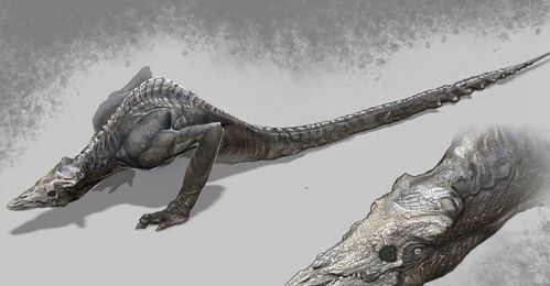 2022手办怪行爬虫蜥蜴骷髅模型玩具可动新大号手办