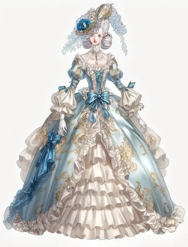 安东尼特是18世纪法国最有影响力的时尚领袖之一,她服装的特点主要有