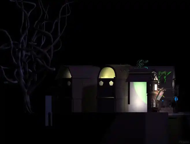 夜晚街景 部分动画