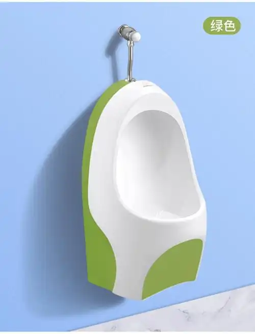 娃享we9033幼儿园儿童小便器挂墙式陶瓷小便池男孩宝宝小便斗工程白色