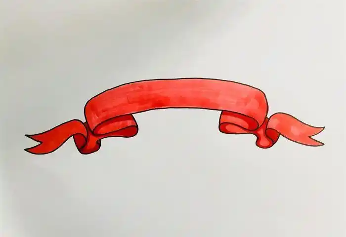 彩带飘飘简笔画 简笔画图片大全-蒲城教育文学网