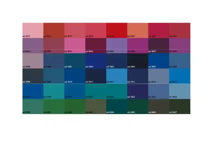 《ral工业国际标准色卡对照表(颜色 名称)》.pdf