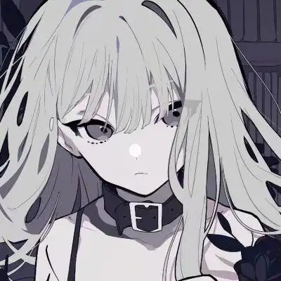 偏冷淡风很好看的二次元女生动漫头像